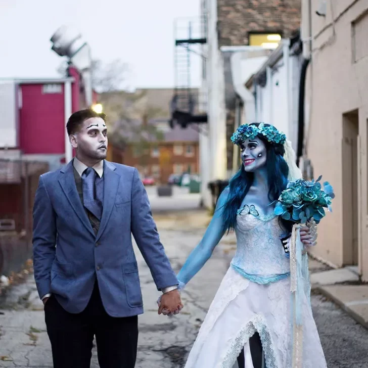 tim burton corpse bride horror couples costumes ideas