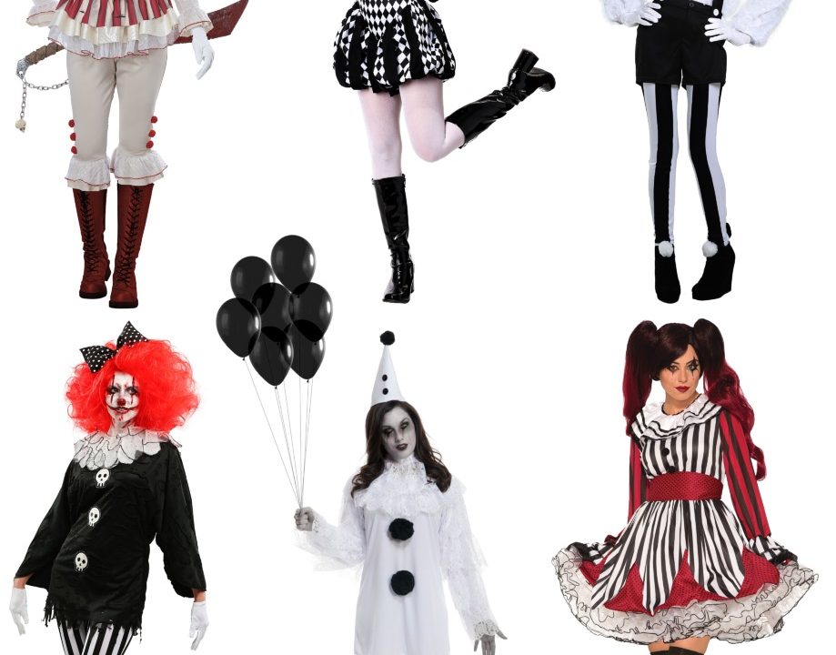 womens scary clown costumes