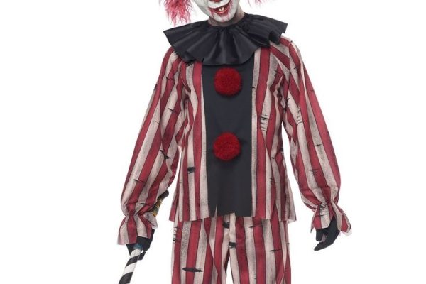 halloween scary clown costume