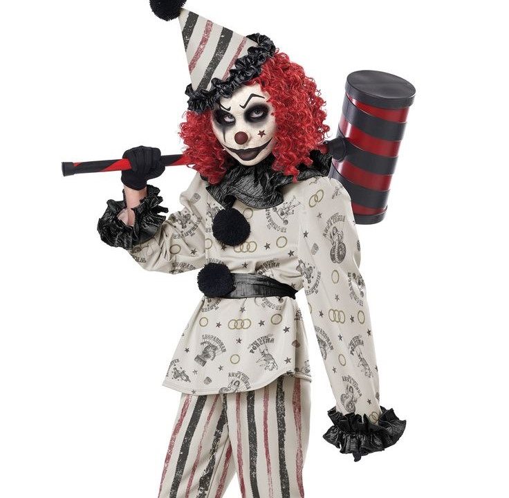 creepy clown outfit