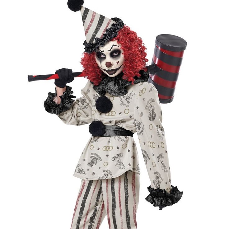 creepy clown outfit