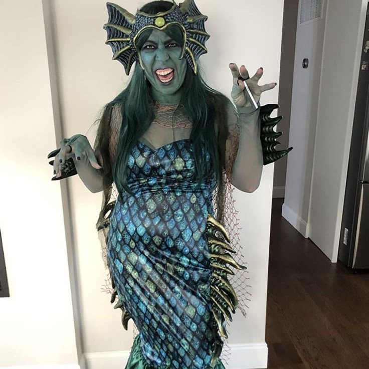 scary mermaid costume