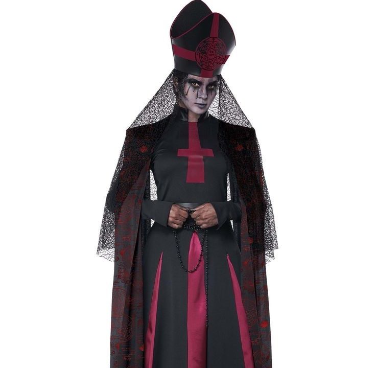 scary priest costume