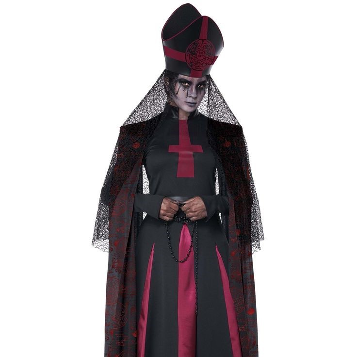 scary priest costume