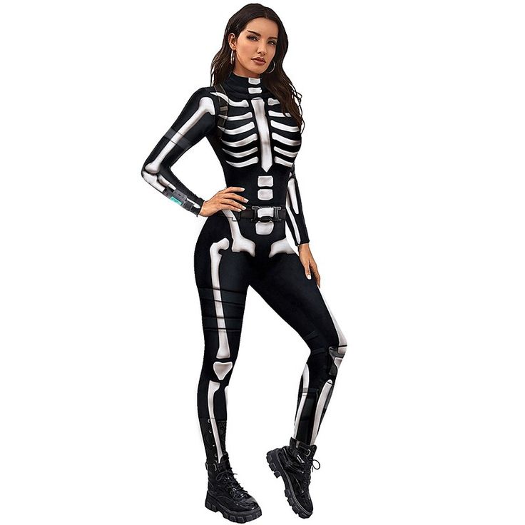 DIY skeleton costume