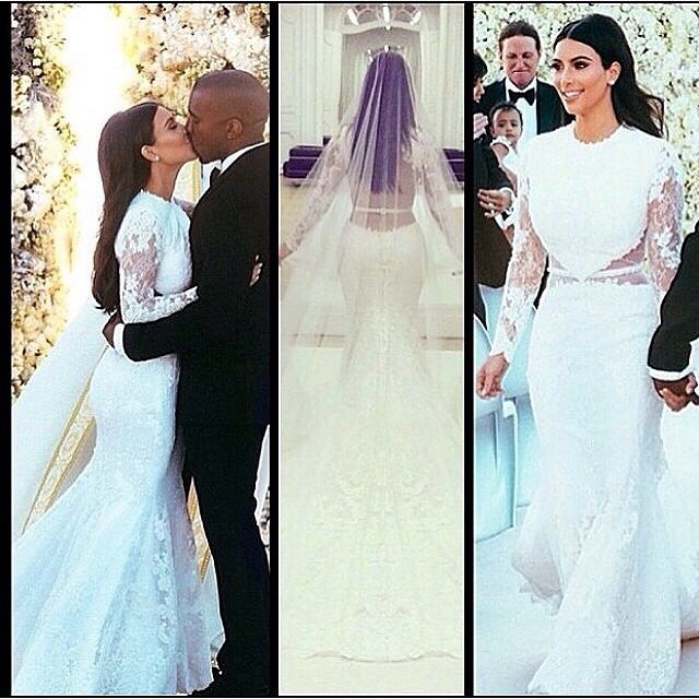 kim kardashian wedding dress