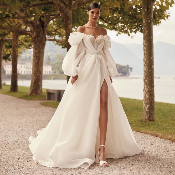 detachable sleeves for wedding dress