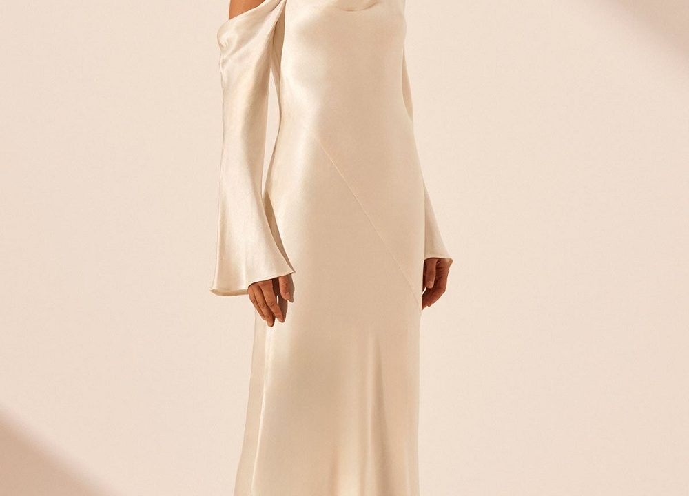 long sleeve maxi dress formal