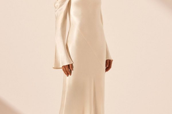 long sleeve maxi dress formal