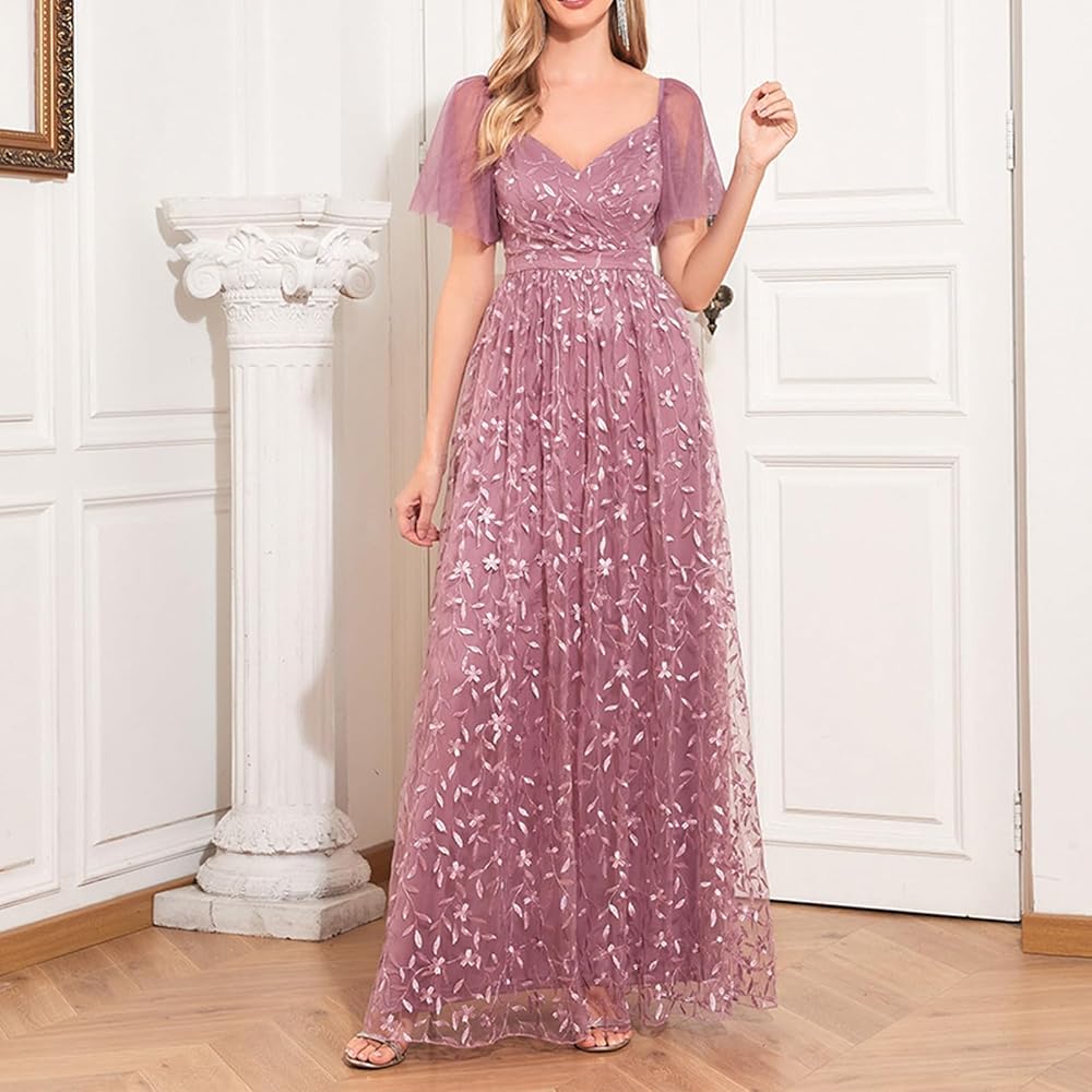 pink formal dress