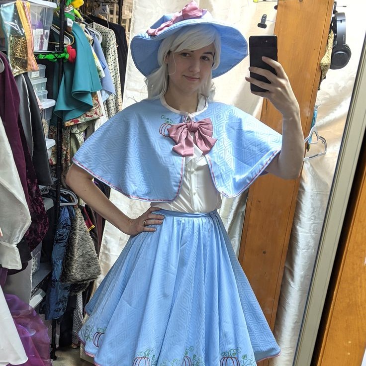 homemade diy fairy godmother costume