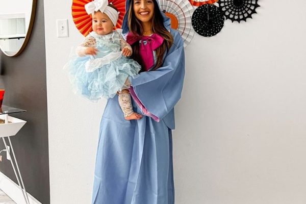 homemade diy fairy godmother costume