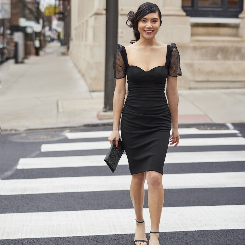semi formal wedding guest dress