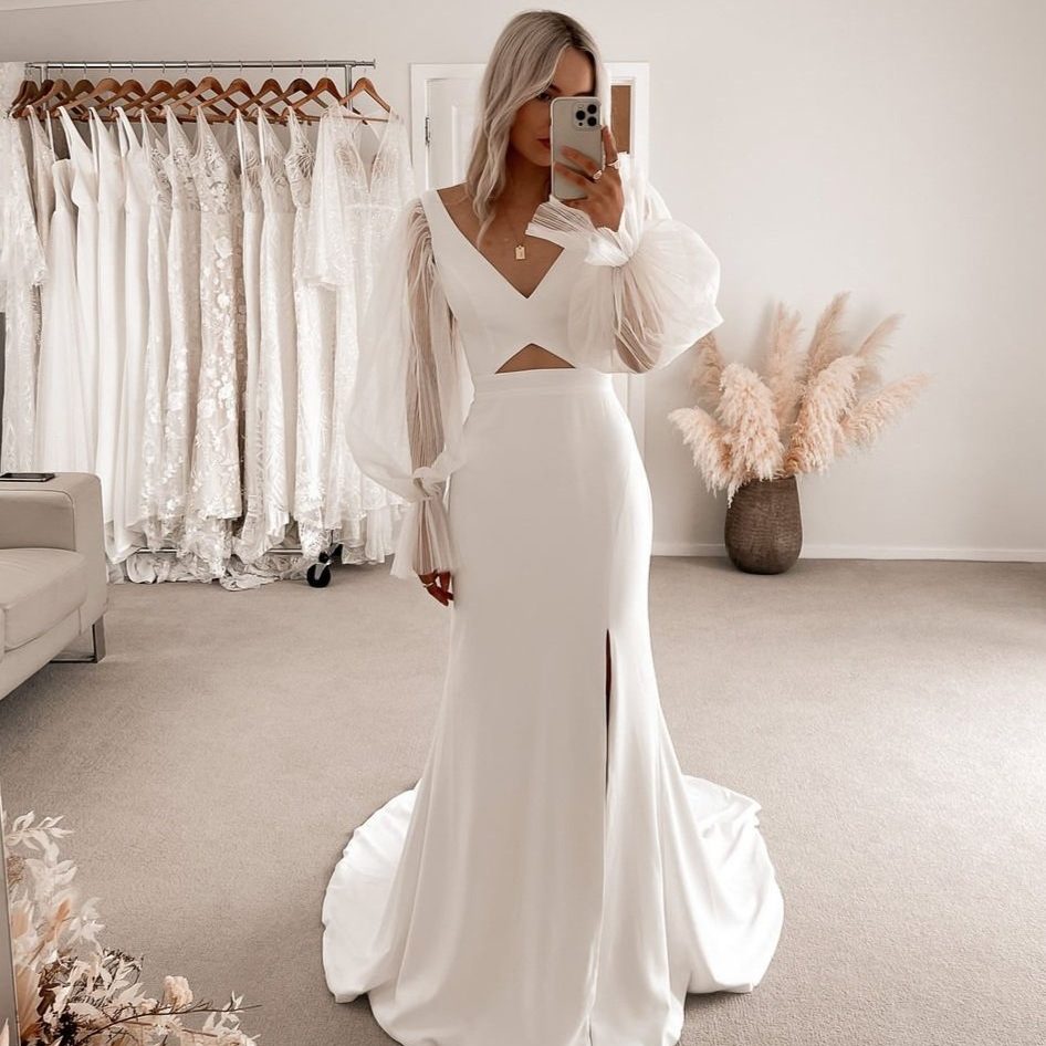 classic wedding dress