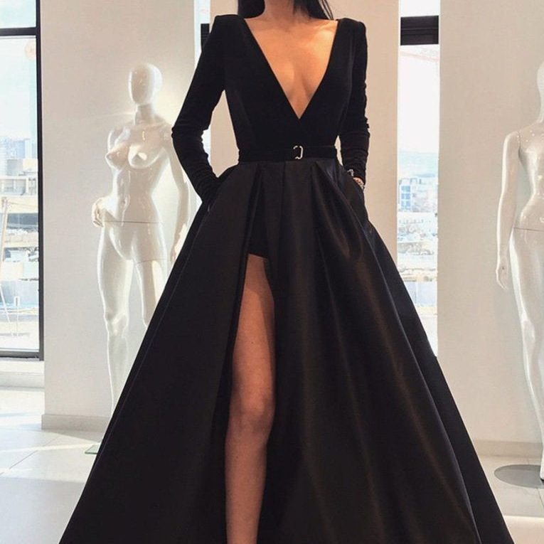 black dress