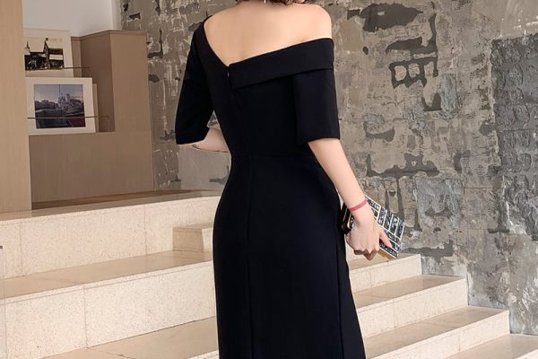 black formal dress