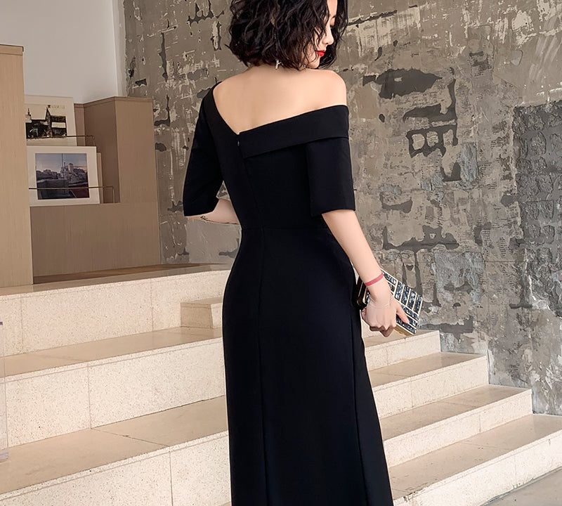 black formal dress