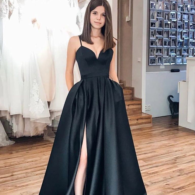 black dress formal