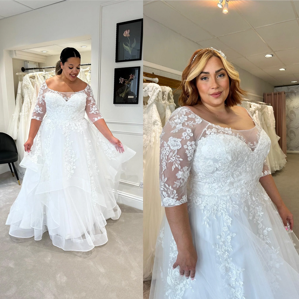 wedding dress plus size
