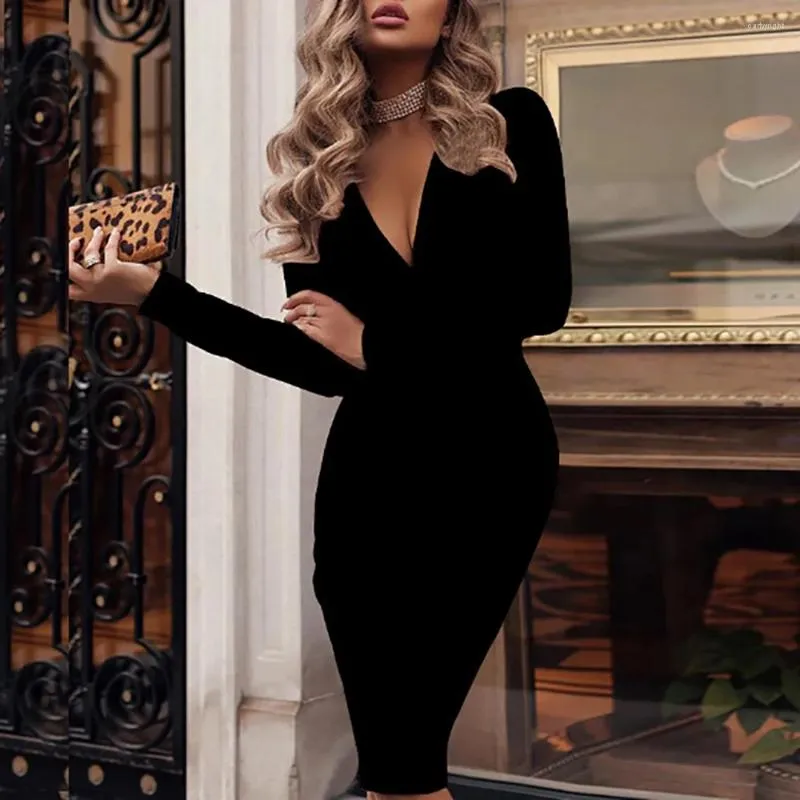 formal black dress