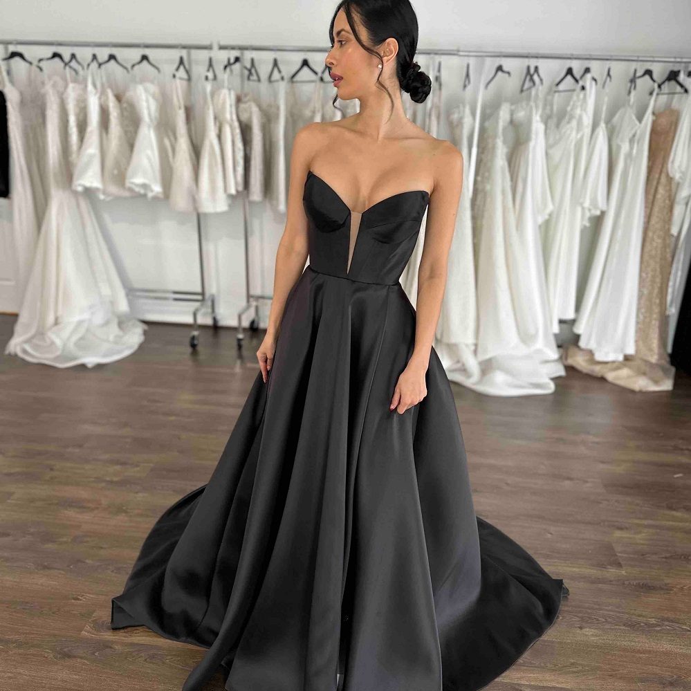 black dress formal