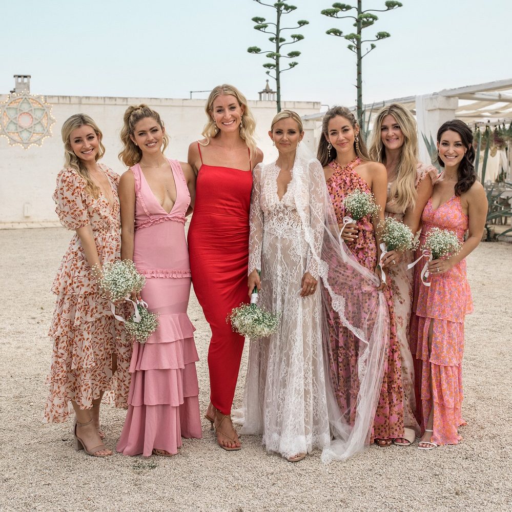 pink-and-red-feminine-semi-formal-wedding-attire