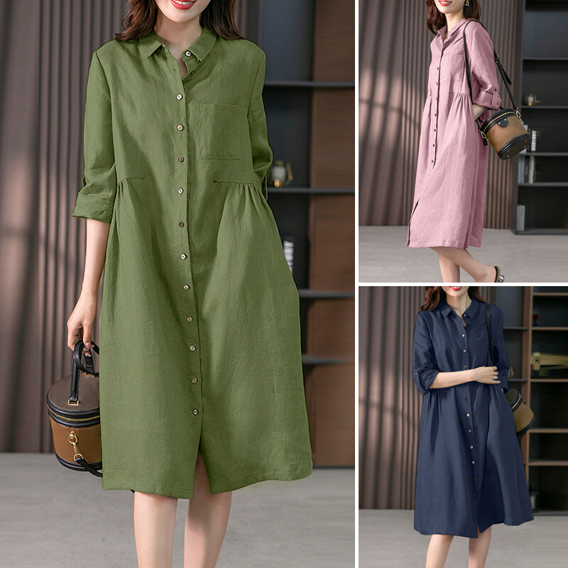 long sleeve midi dress