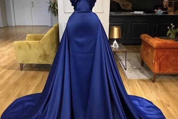 navy blue wedding dress