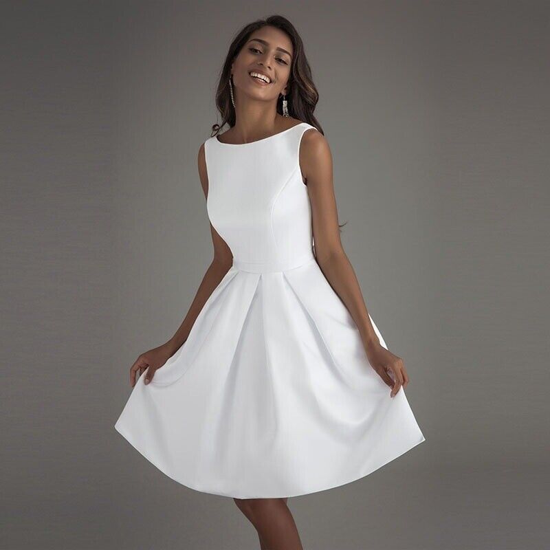 white formal dress