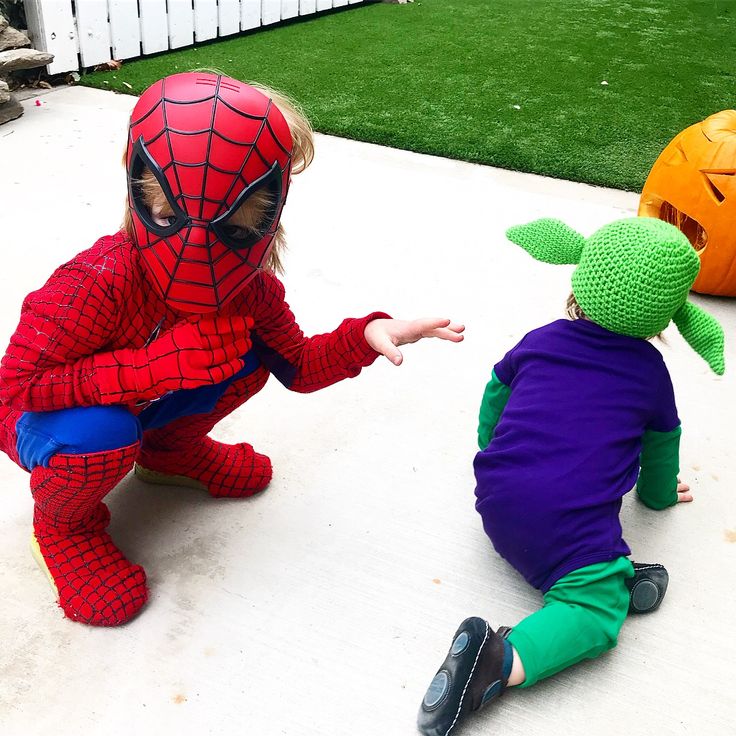 green goblin costume kid