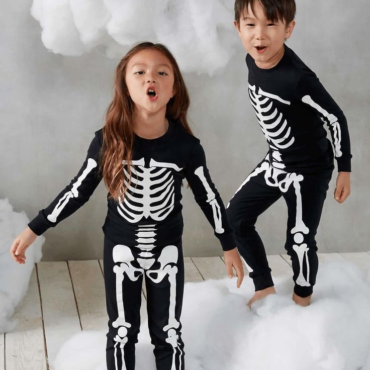 2t skeleton costume