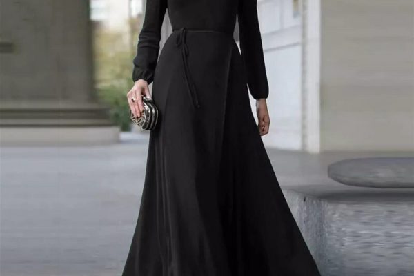 black maxi dress formal