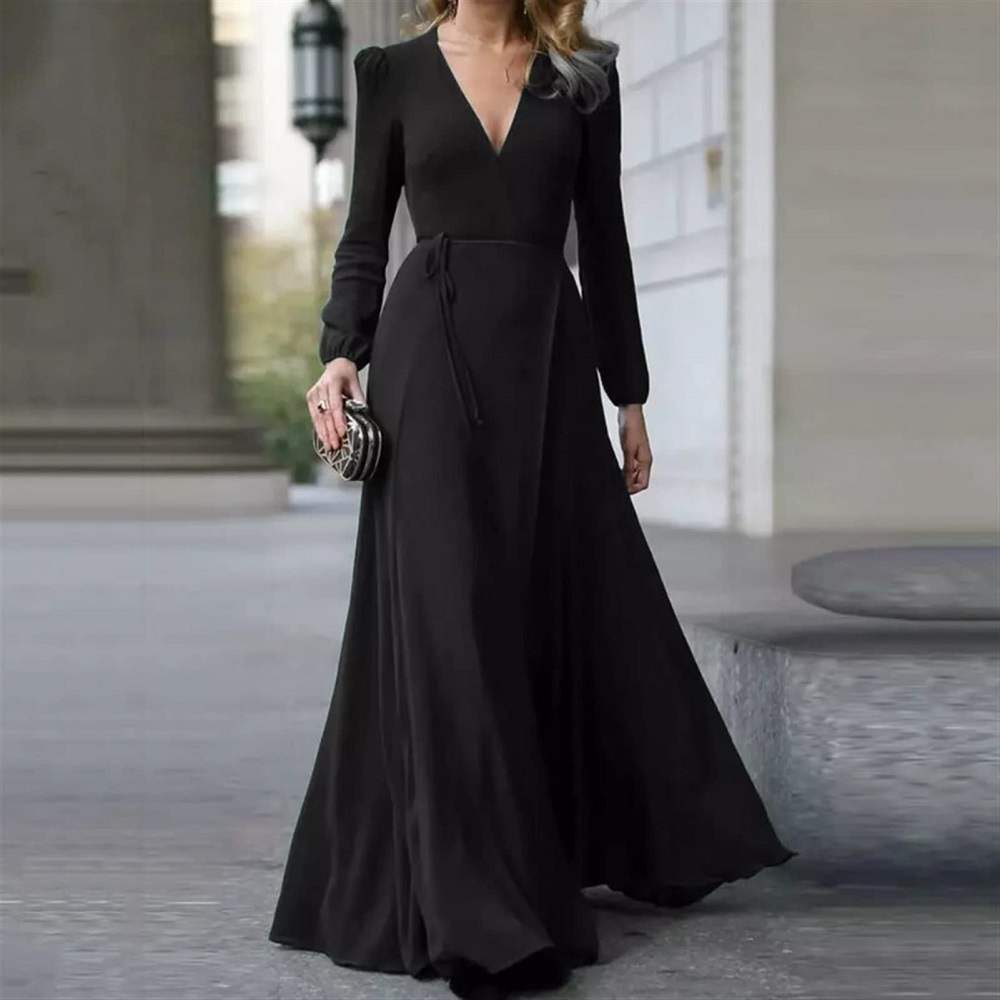 black maxi dress formal