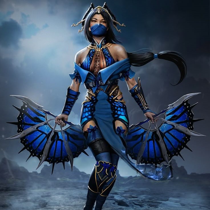 kitana mortal kombat costume