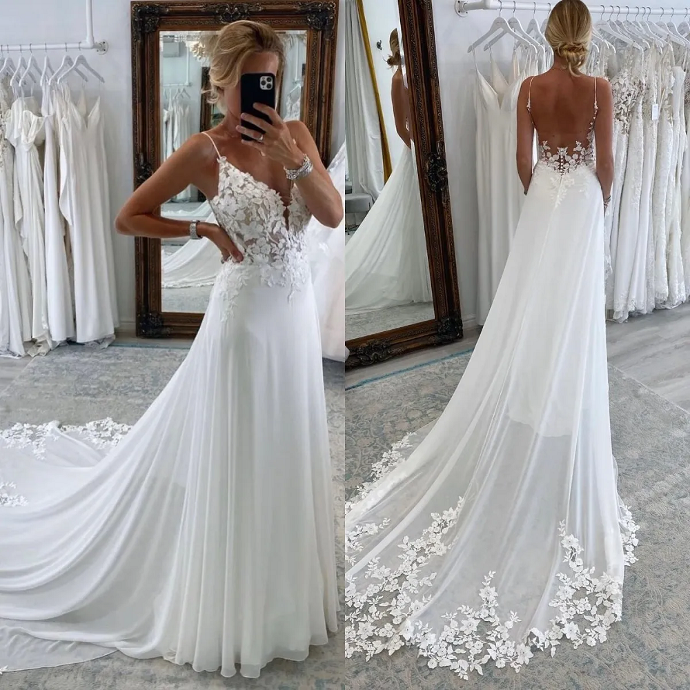 a line dress wedding