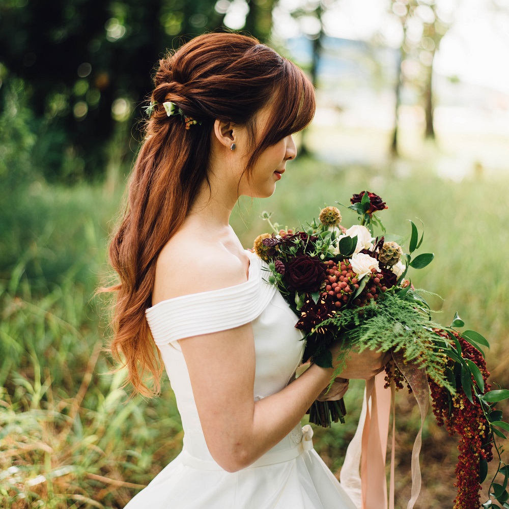 wedding hair