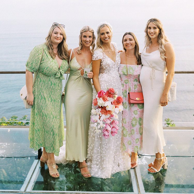 pastel wedding guest dress