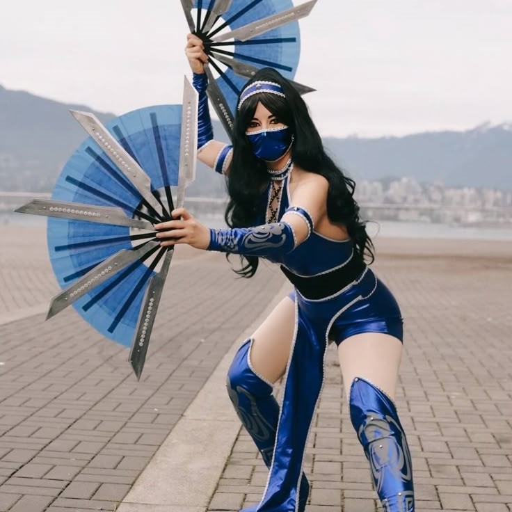 kitana mortal kombat costume