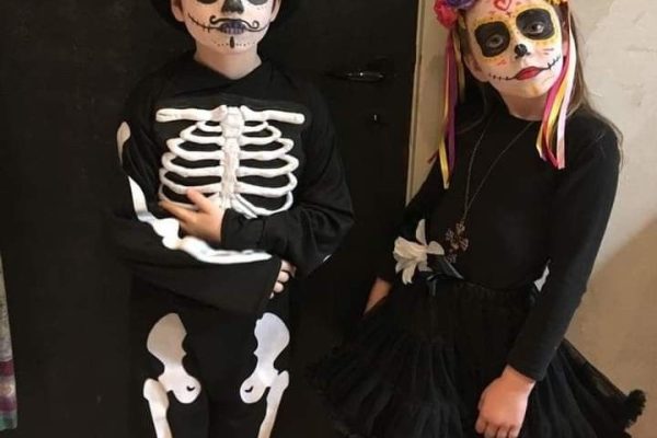 2t skeleton costume