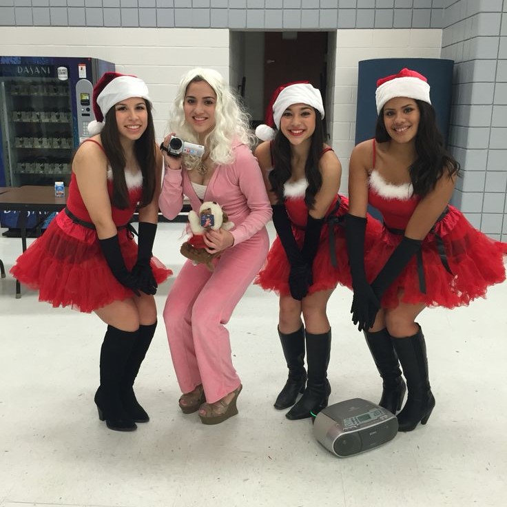 mean girls santa costume