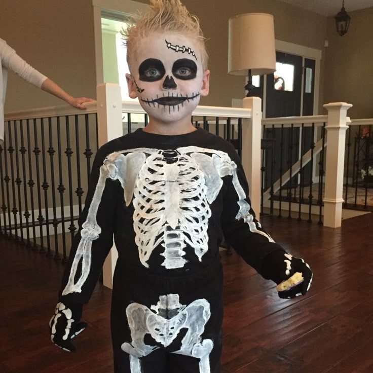 2t skeleton costume