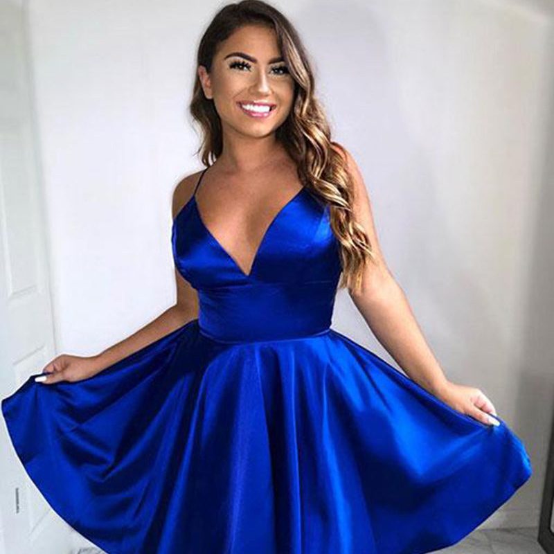 formal blue dress
