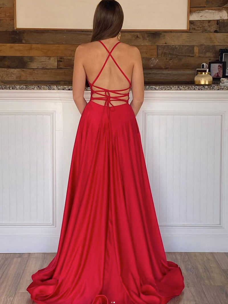 red dress formal