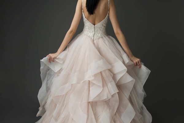 organza wedding dress