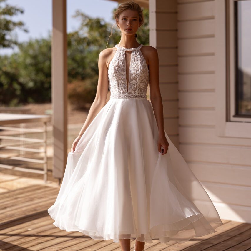 wedding dress short