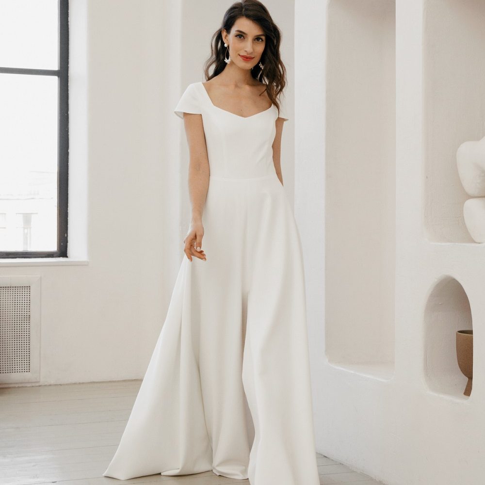 wedding dress short