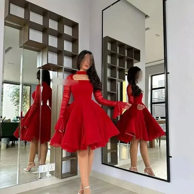 red dress formal