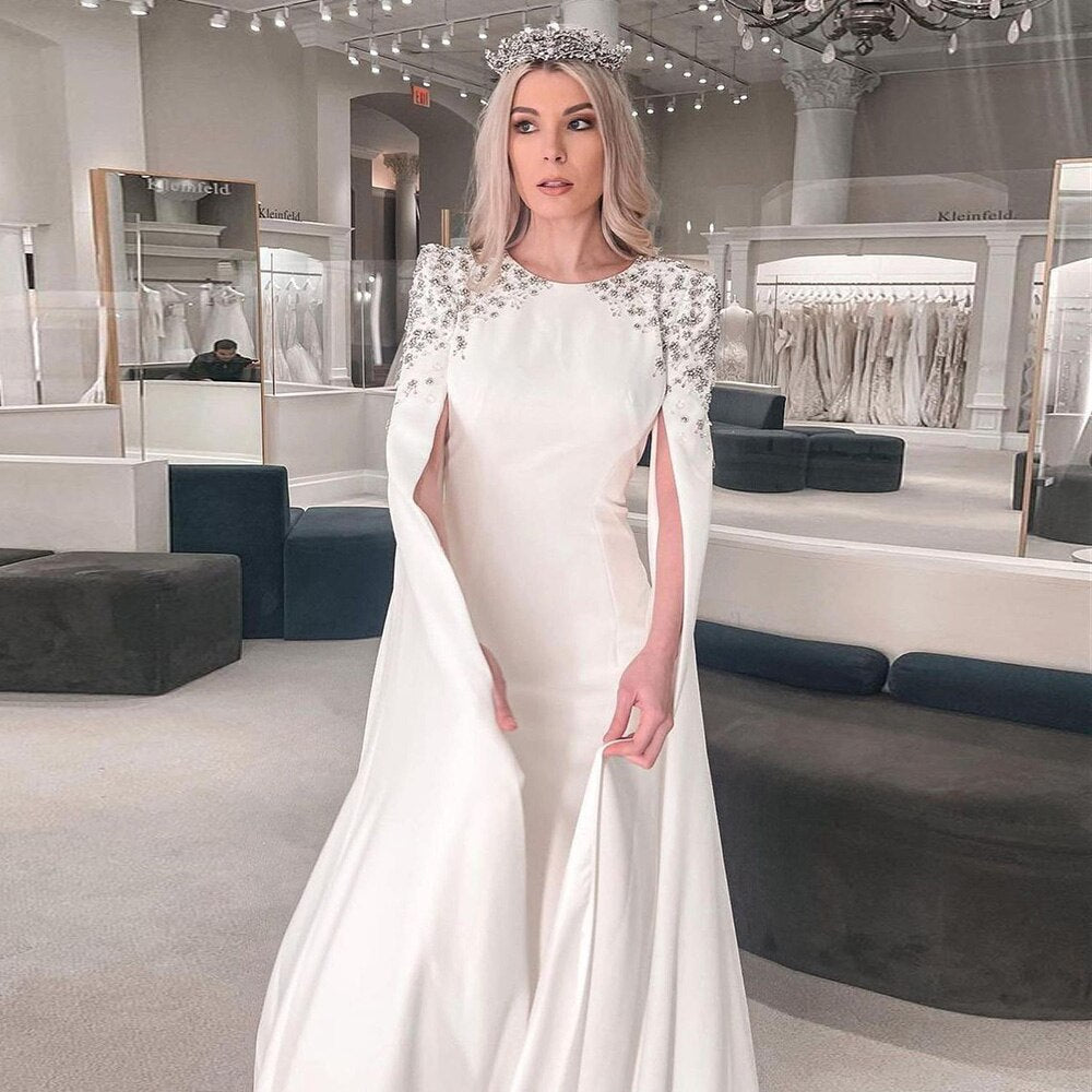 cape dress formal