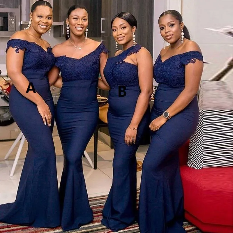 formal navy blue dress for wedding