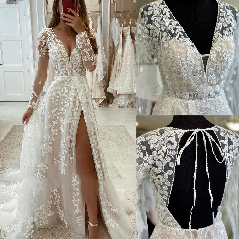 boho beach wedding dress